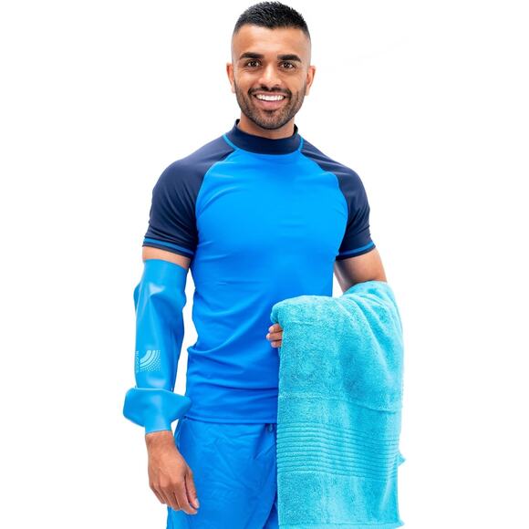 NEW Bloccs Waterproof PICC Line & Elbow Protector Cover, Adult Medium Reusable! - Picture 6 of 8